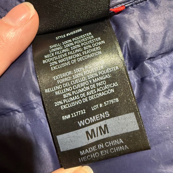 Gerry 650 Fillpower Navy Puffer Jacket 80% down/20% waterfowl - Picture 3 of 13